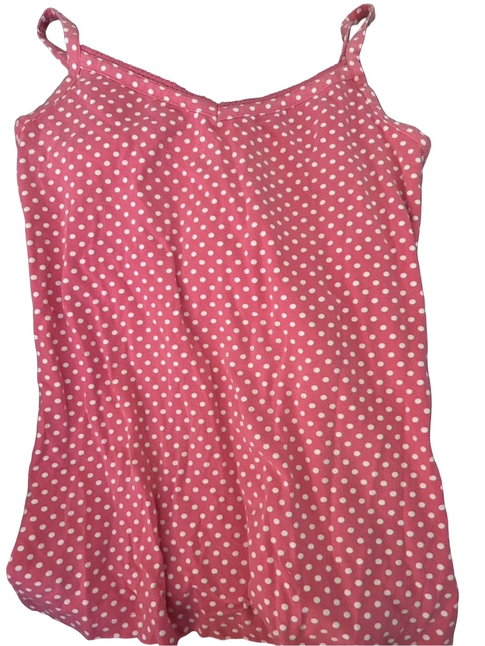 Pink Polka Dot Cami Tank Top — Twist ★ Tees